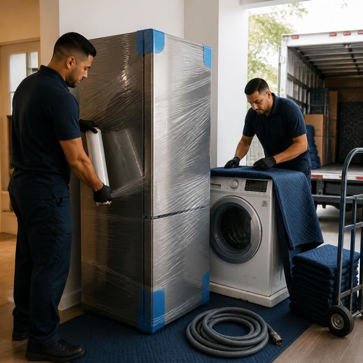 Como preparar geladeira, freezer e máquina de lavar para mudança